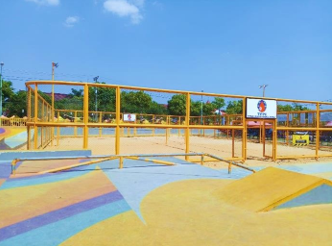 PEMBANGUNAN LAPANGAN VOLI PANTAI, SKATE BOARD, & RELOKASI WALL CLIMBING GOR TUBAN
